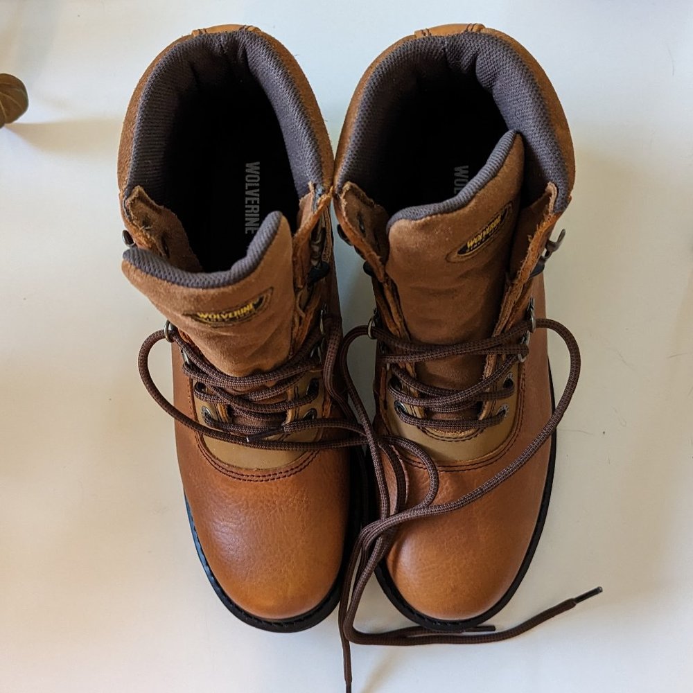 Wolverine 4213 Brown Mens Work Boots - New